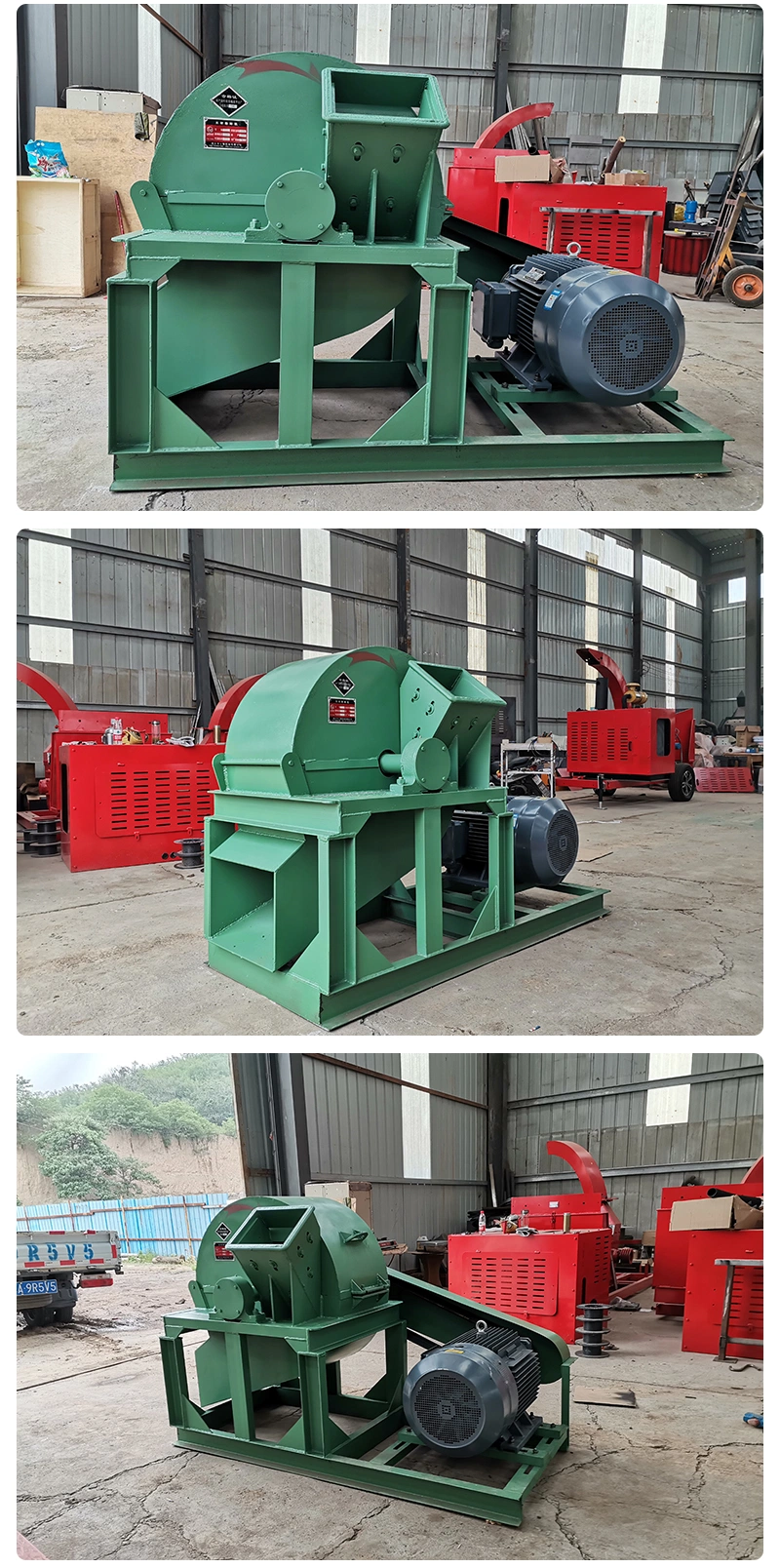 Professional Wood Chip Granulation Multifunctional Industrial Corn Hammer Mill Wood Crusher