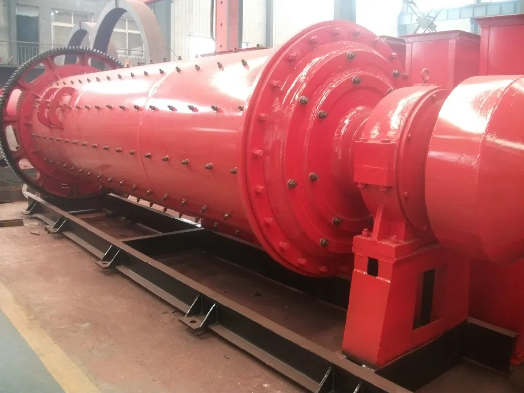 Horizontal Ball Grinding Mill / Continuous Ball Mill for Silica Sand, Gypsum, Minerals Grinding