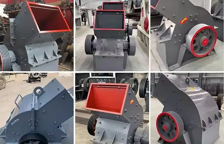 Mini Hammer Crusher for Stone 5-10t/H Mobile Portable Hammer Crusher with Diesel