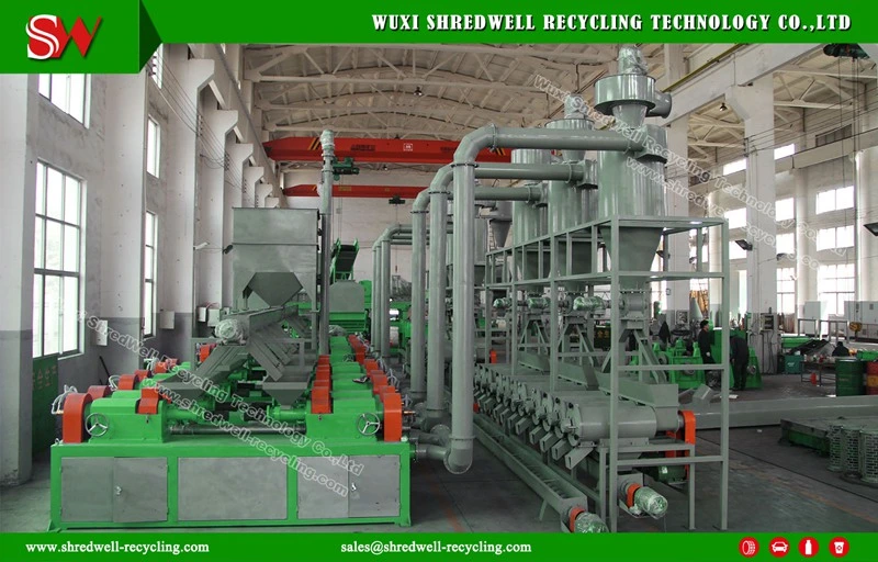 Cost-Effective Waste/Scrap/Used Tyre Shredding Plant for Rubber Powder Crushing