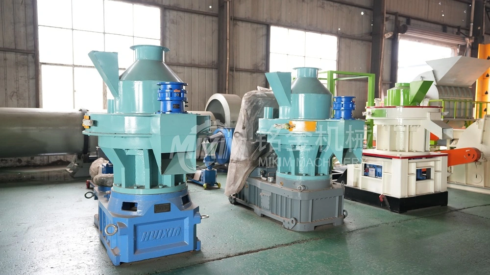 2t-100t Wood Crusher Shredder Hammer Mill Horizontal Ring Die Wood Pellet Machine Biomass Pellet Dryer Packing Production Line