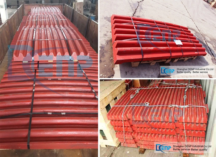 High Manganese Steel Customized Jaw Plate for Jaw Crusher