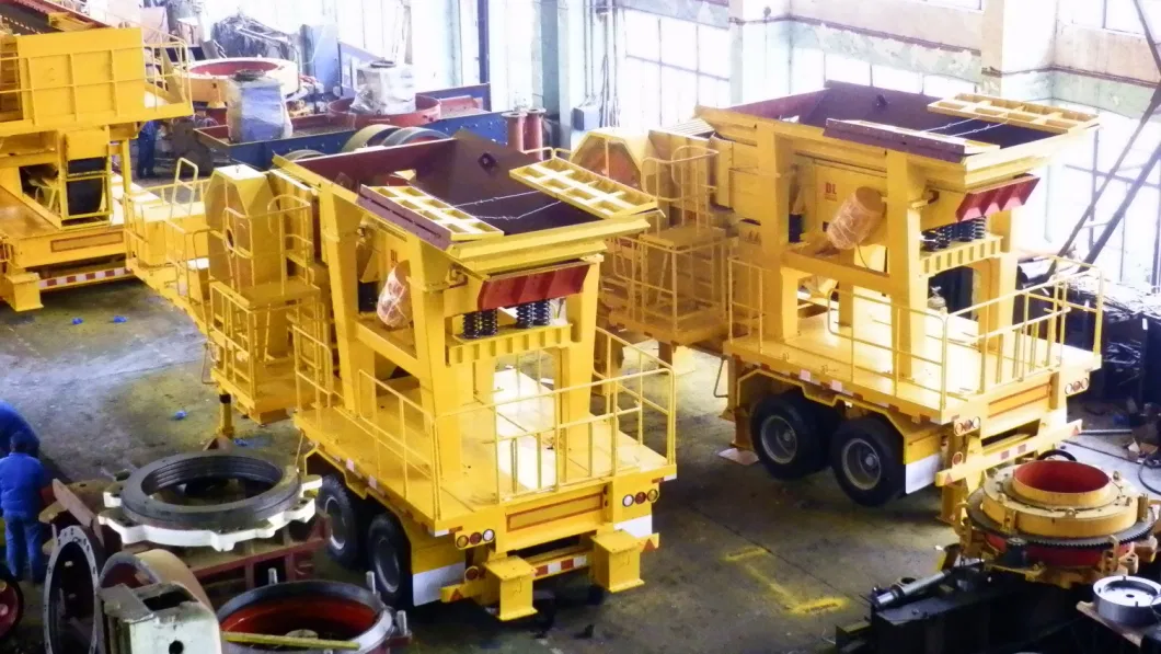 Duoling Mobile Screening Crushing Station Plant