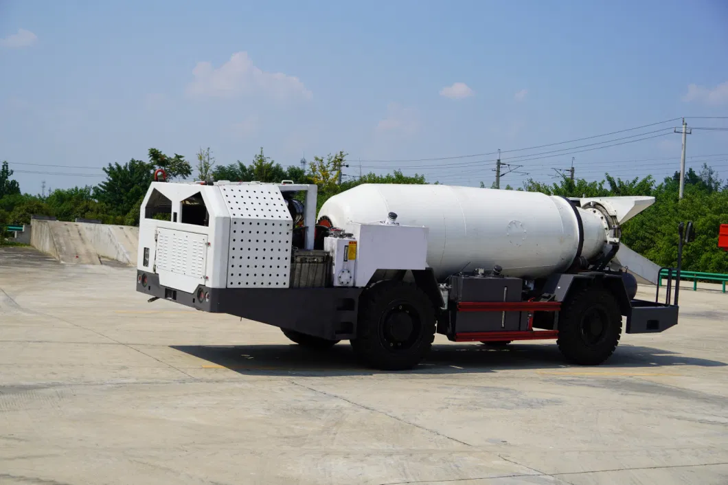 Wc5bj 5cubic Meters Capacity Concrete Mixer Truck Undergroud Coal Mining Equipment