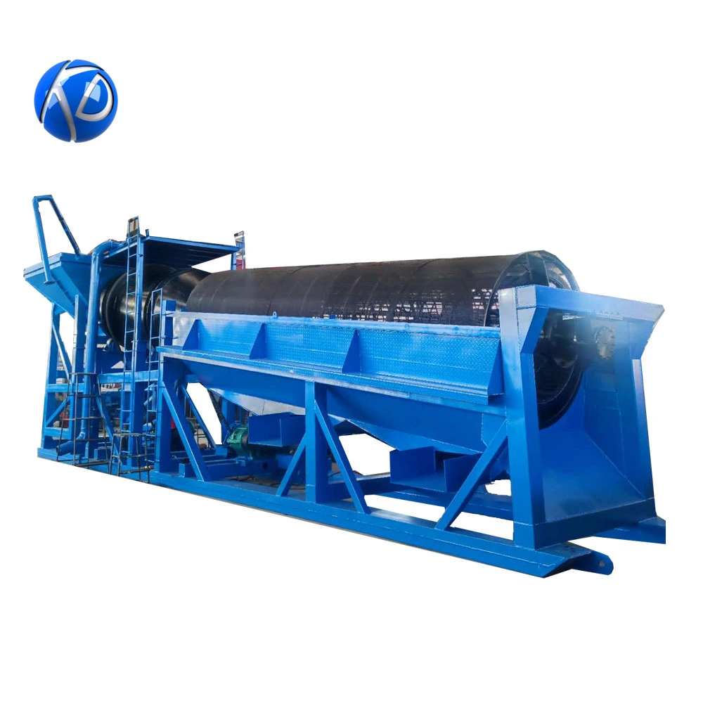 Keda Factory Supply Alluvial Diamond Mining Machine/Large Scale Gold Trommel Screen Equipment