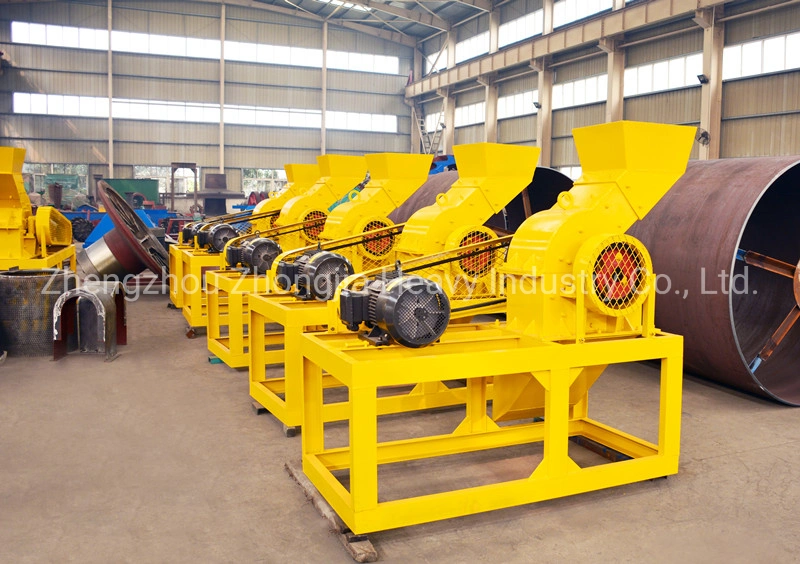 Mobile Stone Rock Crushing Hammer Crusher with Wheels