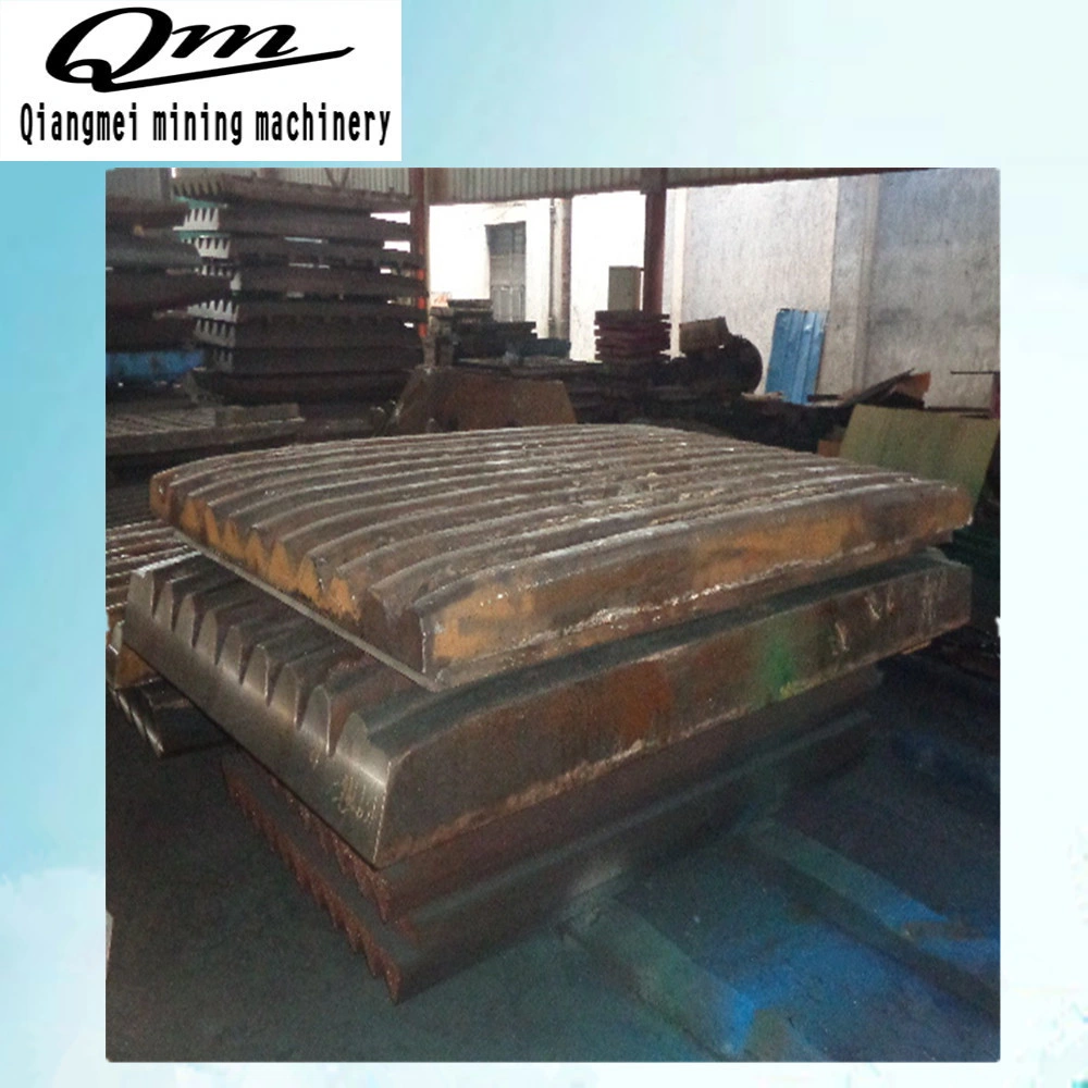 Customized Manganese Steel Jaw Crusher Parts Jaw Plate Tooth Plate