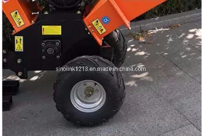 15HP Gasoline Wood Chipper Drum Mobile Shredder Drum Type Tree Crushingtree Crusher with Drum Type Chipper