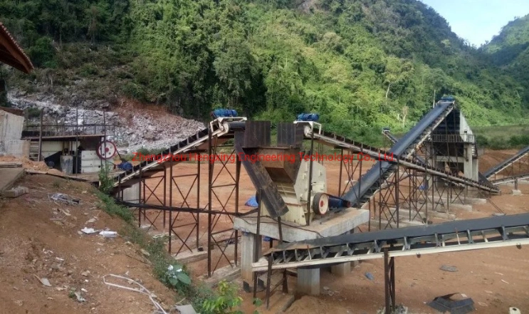 Big Capacity Quarry Aggregate Crushing Stationary Stone Crushing Plant Stone Crusher Plant