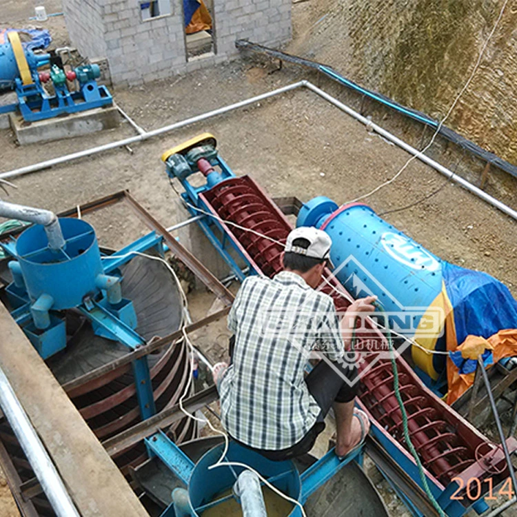 Laos Rock Tin Crusher Ball Mill Spiral Separator