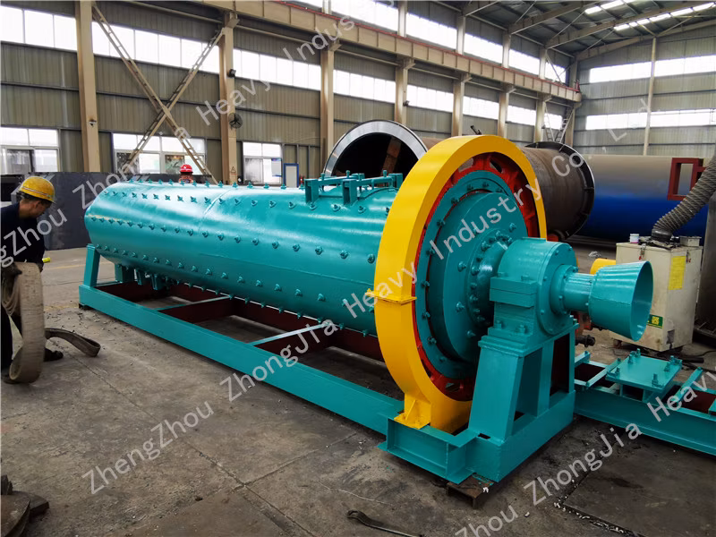 900X2400 Rod Ball Mill Machines Small Laboratory Dry Raw Cement Coal Grinding Mill Lab Price Mini Gold Ore Rock Wet Ball Mill with Capacity 1.5-3tph