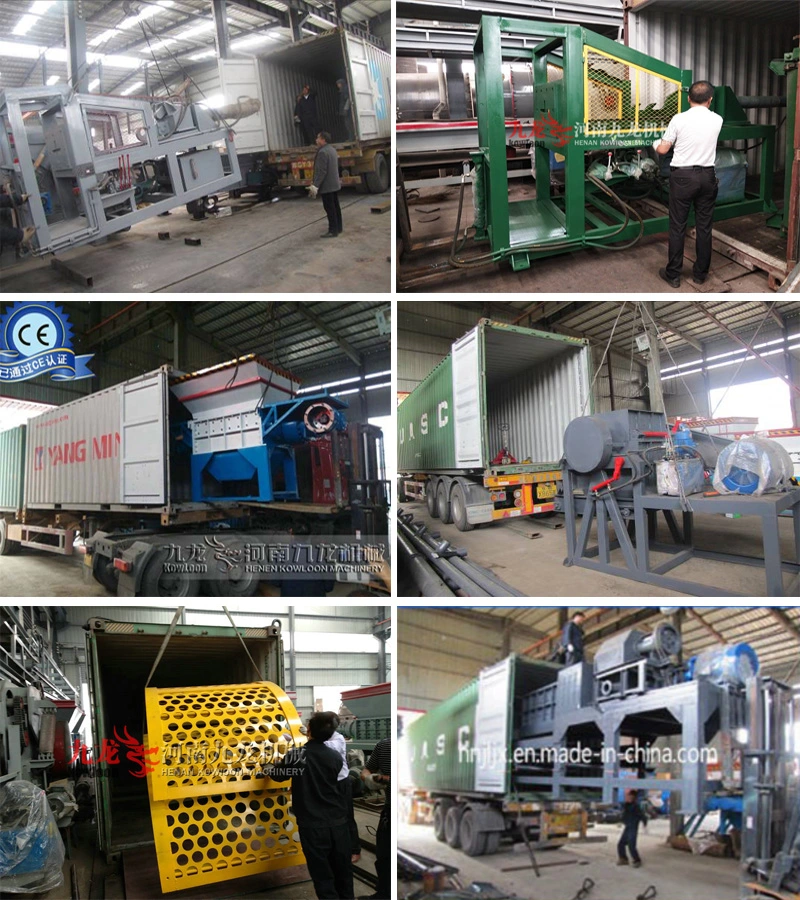 Processing Waste Tires Into Small Granules Tire Rubber Crushing Plant