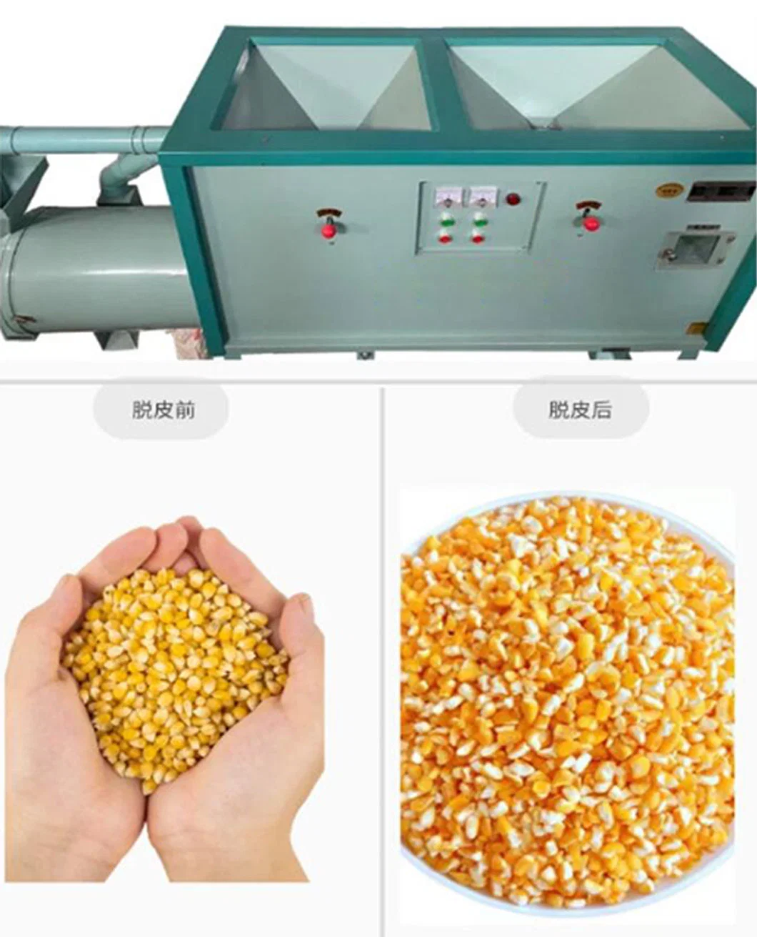 Corn Grits Making Machine/Grain Corn Crusher/Maize Grinding Mill Prices