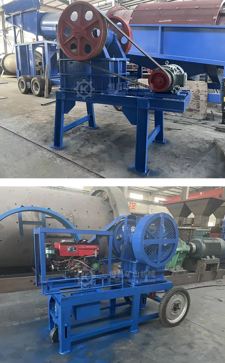 Mining Granite Basalt Limestone Gravel Stone Crushing Machine Quarry Crushing Plant Mobile Primary Jaw Crusher PE150X250