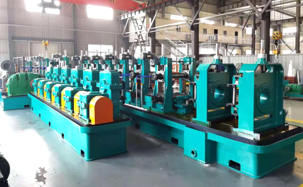 Professional Straight Seam Welded Steel Pipes Tube Mill Production Line