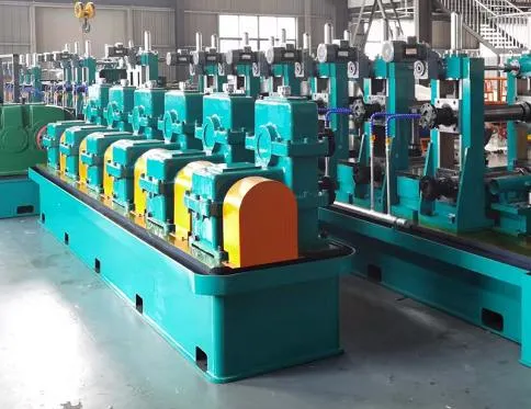 Professional Straight Seam Welded Steel Pipes Tube Mill Production Line