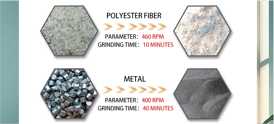 Laboratory Sample Testing Pulverizer Customed Cold Air Low Temperature Planetary Ball Mill