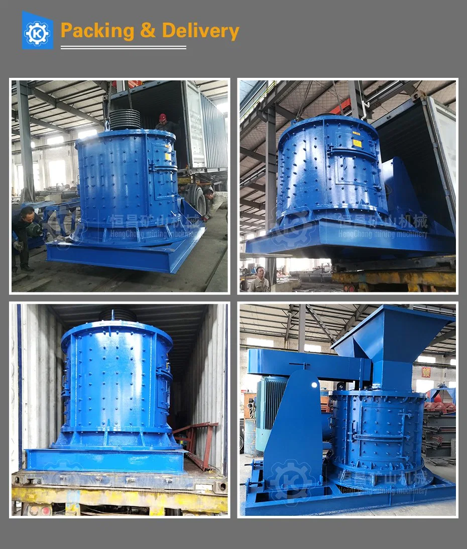 High Quality Pebble Stone Crushing Plant Compound Sand Making Machine Vertical Crusher for Sand