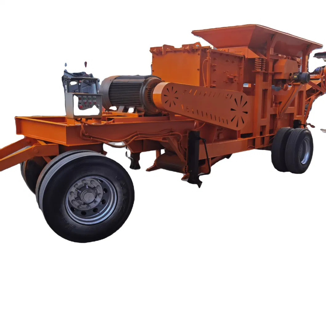 PE400X600 Stone 50 Tph Portable Small Mobile Rock Jaw Crusher for Sale