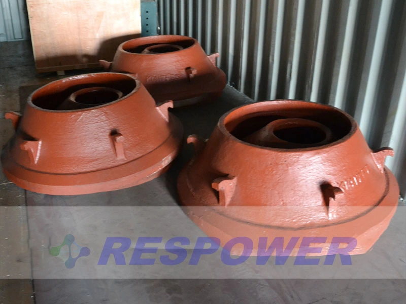 Crusher Spare Parts Cone After Machining and Painting