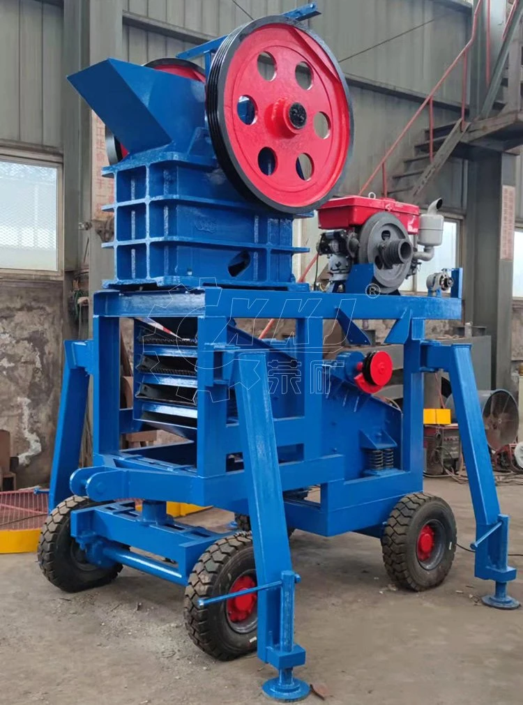 Jaw Crushing Primary Stone Crushing Jaw Crusher with Vibrating Screen