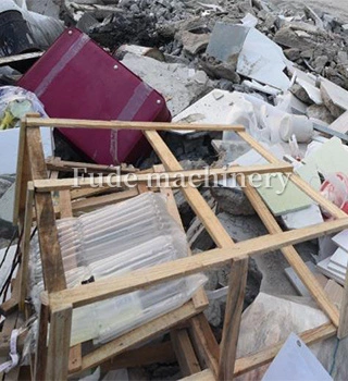 Wood Construction Waste, Old Household Appliances Recycling, Metal Crusher