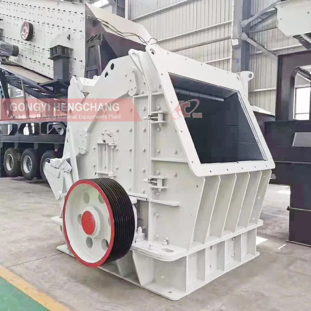 Small River Pebbles Impact Crusher with Diesel Engine