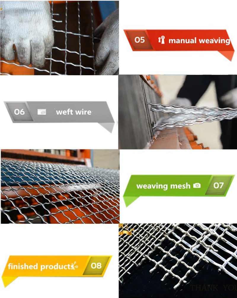 Semi Automatic Corrugated Wire Mesh Mining Screen Netting Machine