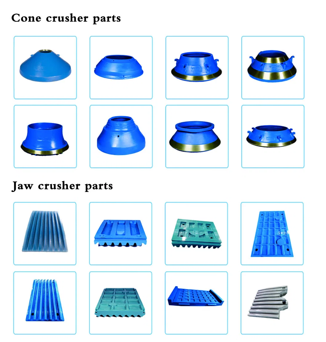 Ore Mining for Crusher Spare Parts Mantle and Concave Liners Apply to Mcc54 Cone Crusher