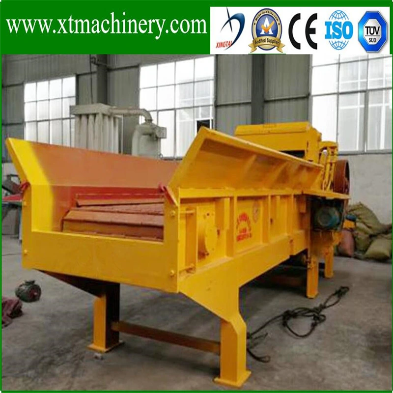 Portable 4 Moving Wheels Conveyor Fold-Able Stalk, Coconut Biomass Crusher