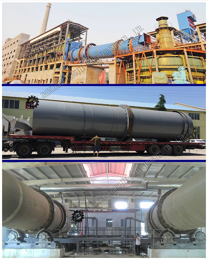 Industrial Mining Rotary Dryers Limestone, Clay, Sand, Water Slag, Coal Slime, Sludge, Fly Ash, Gypsum Powder, Rock, Petroleum Coke Drum Dryer Drying Machine