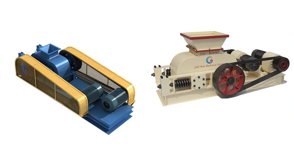 High Efficient Double Roller Crusher for Rock Gold Ore Crushing