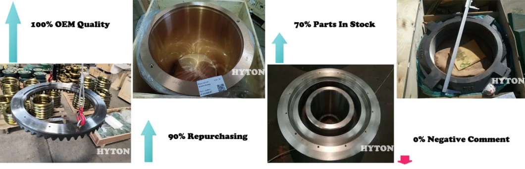 Apply to CH420 CH430 CH440 Cone Crusher Bronze Parts Thrust Bearing, Mainshaft Step