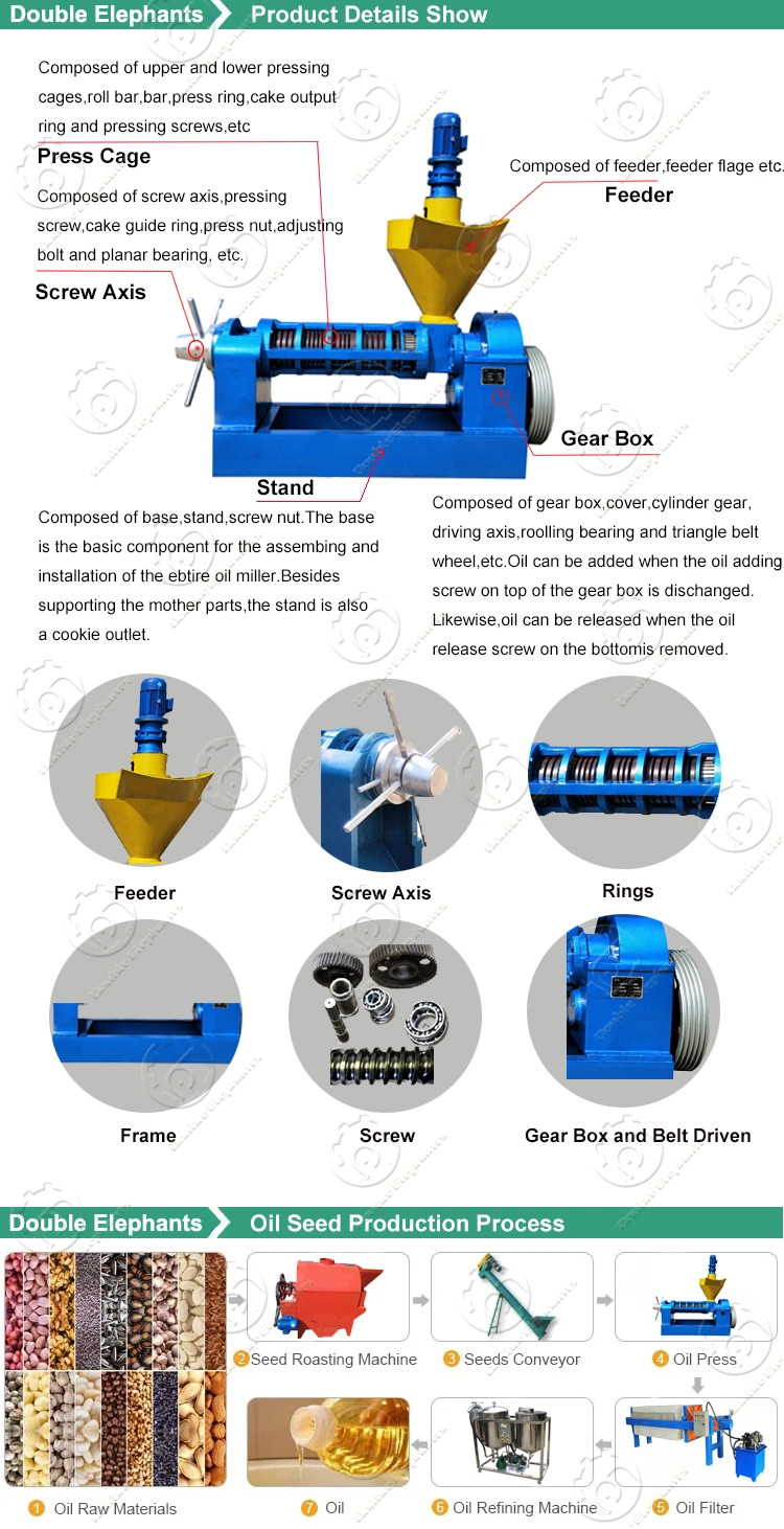 6yl-95A Oil Expeller, Oil Mill