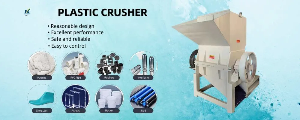 Discounted Complete Plastic Crushing Line 1000-2000 Kg Per Hour Plastic Crusher