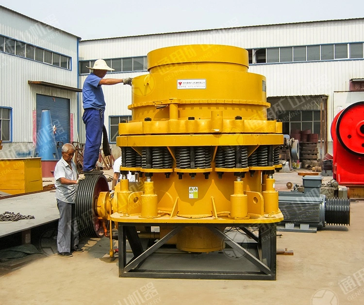 Pyb600 Mini Model 30 Kw Limestone Dolomite Quartz Lithium Ore Spring Cone Crusher Crushing Equipment