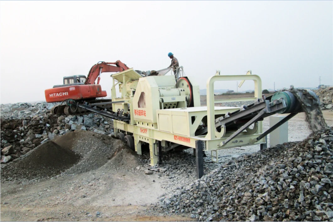 Stone Mobile Crusher/River Stone/Sand Stone/ Cobble &amp; Pebble/Iron Ore