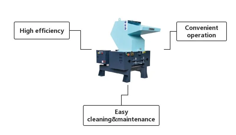 Pulverizing all kinds of plastics Crush Capacity 150-200kg/H Strong Crusher