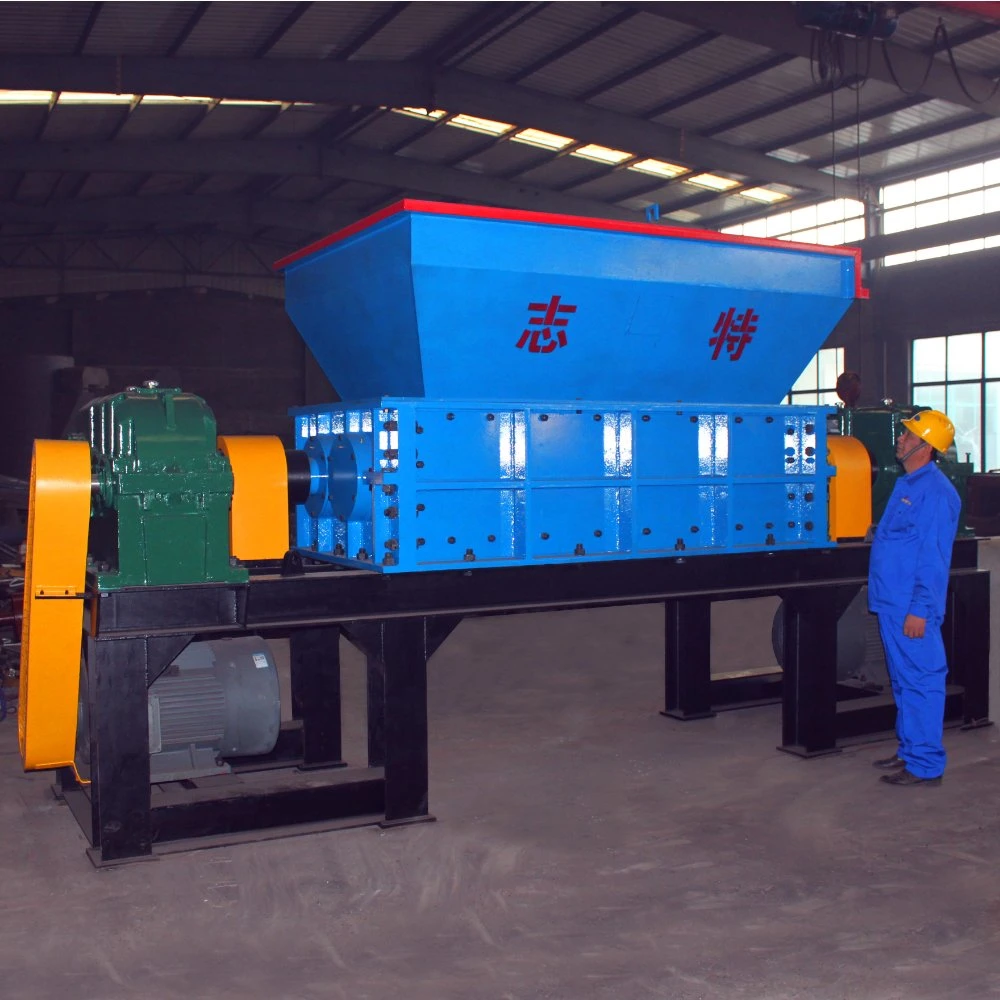 Animal Bones/All Kinds of Meat/Domestic Waste/Solid Waste Double Shaft Shredder Crusher