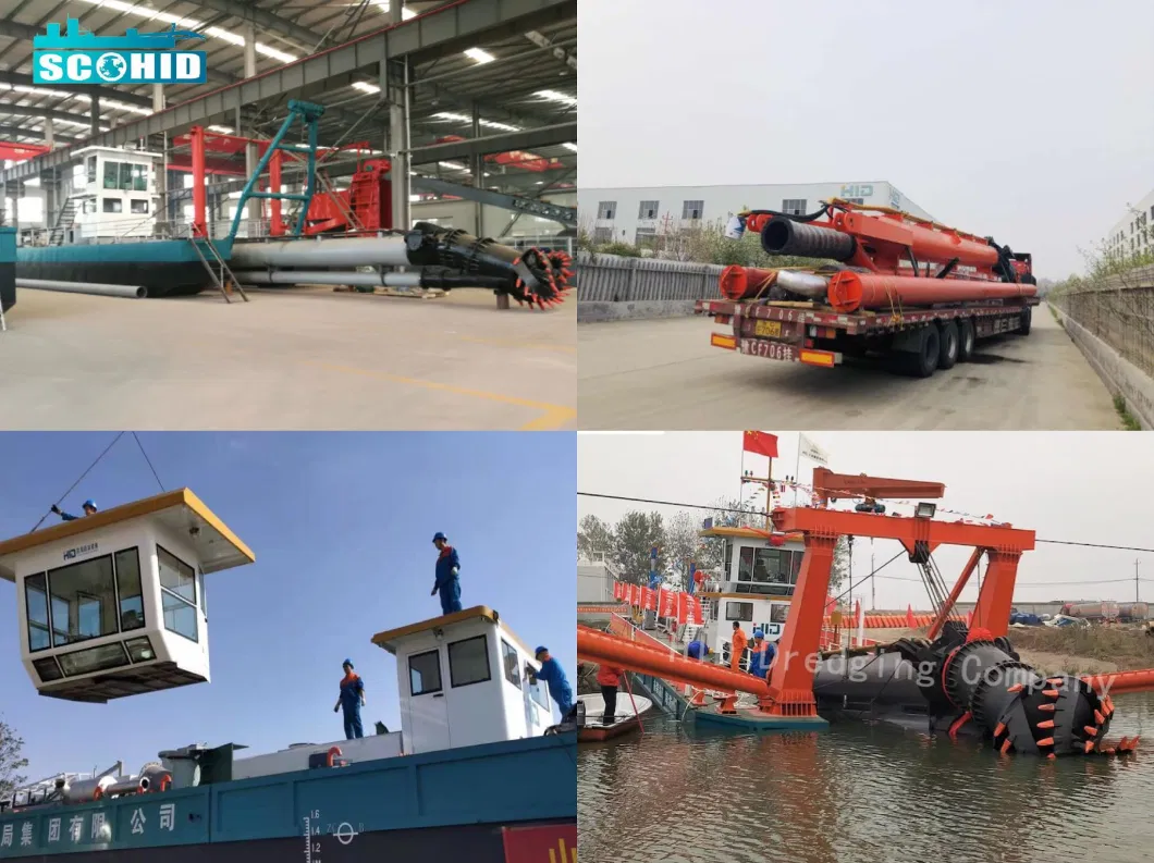 Detection Completed Full Automatic Cutter Sand Dredge / Sand Dredger / Mining Dredging Machine