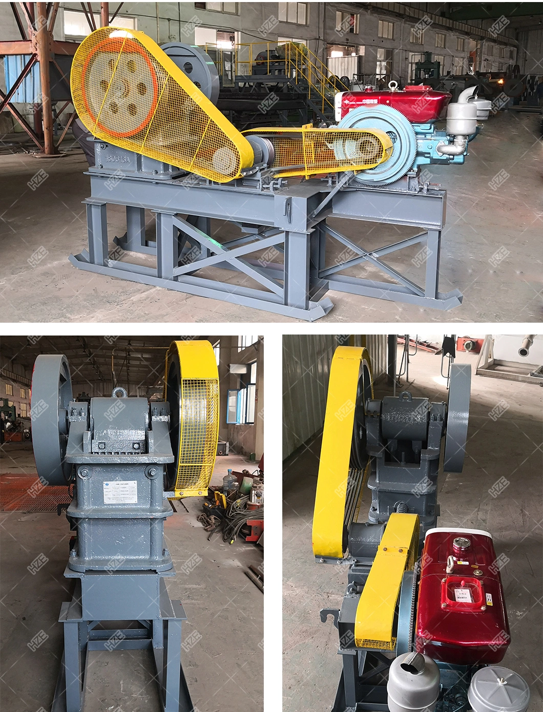 Small Scale Gold Mining Equipment Jaw Crusher of Mineral Processing Plant