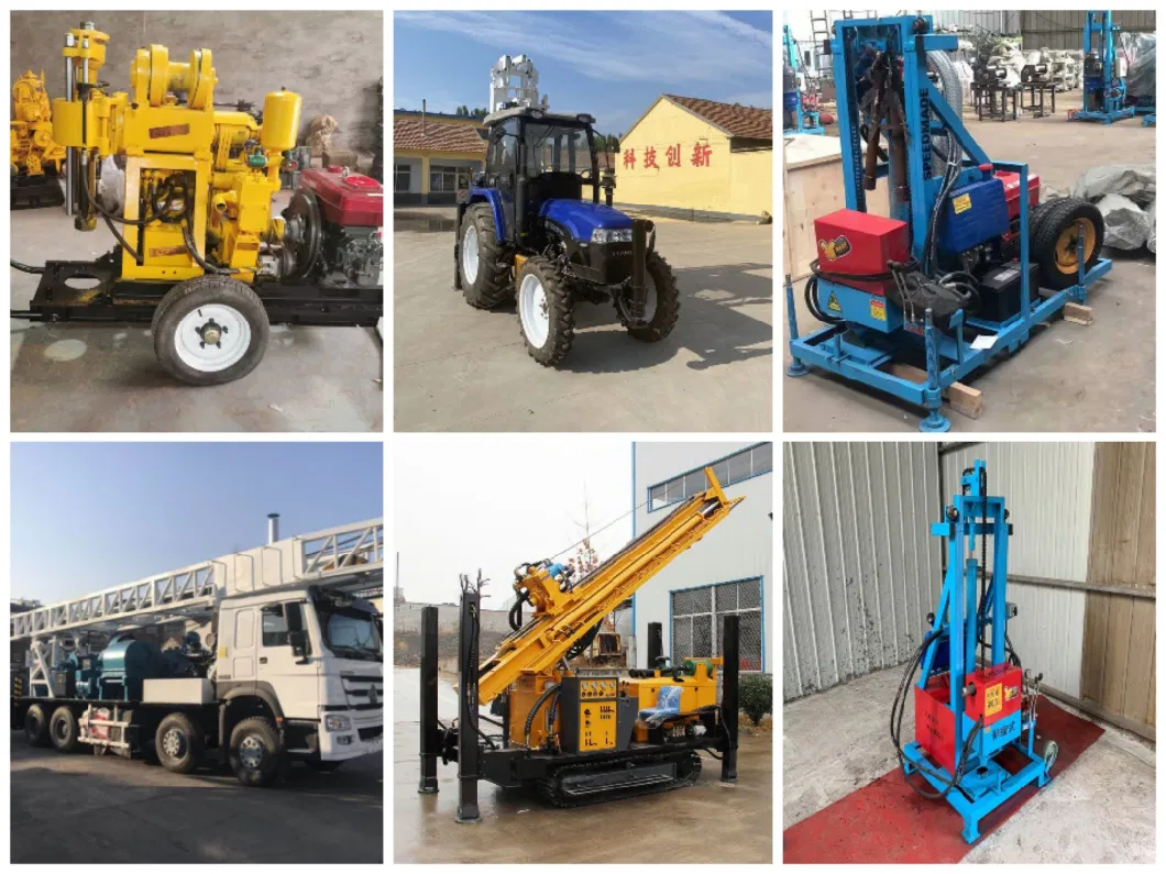 200m Rig Trailer Type Borehole Drilling Machine Water Well Drilling Machine Water Drilling Machine