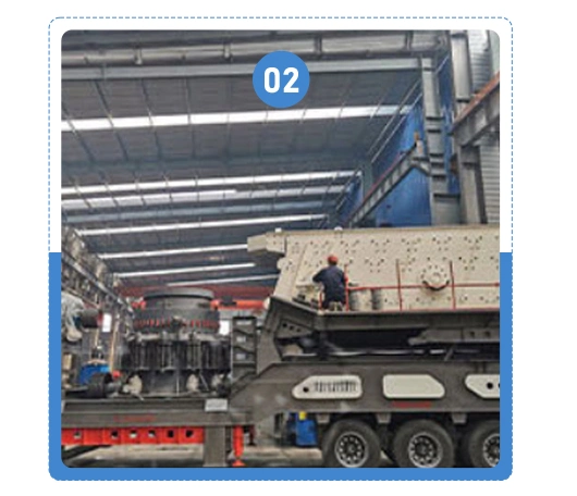 Wheel Type Mobile Concrete Stone Crushing Station Equipment