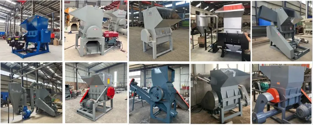 Discounted Complete Plastic Crushing Line 1000-2000 Kg Per Hour Plastic Crusher