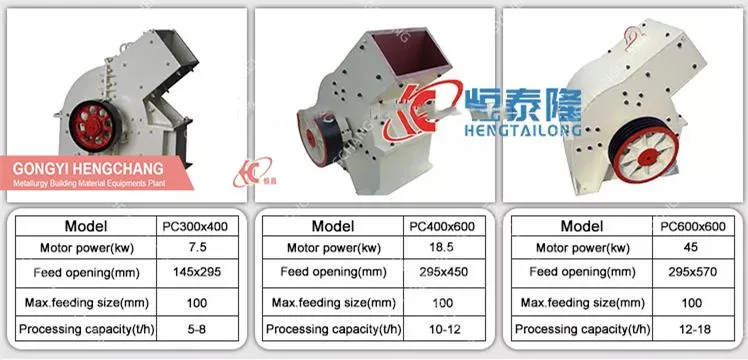 Small Mini Mobile PC200*300-PC800*600 Stone Hammer Crusher for Sale