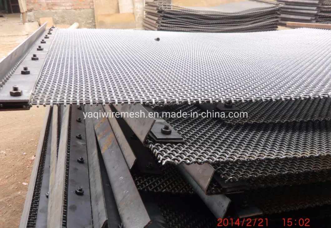 45# High Carbon Steel Woven Screen Vibration Screen Mesh Stone Crusher Screen