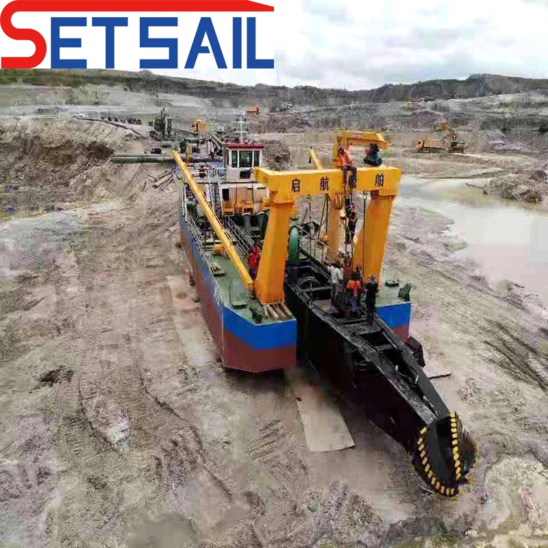 Full New Automatic Customized Water Flow 3500 /4000/5000/6000m3 Cutter Suction Sand Dredge/Hydraulic Diesel Mining / Mud Dredging Machine for Dredger Equipment