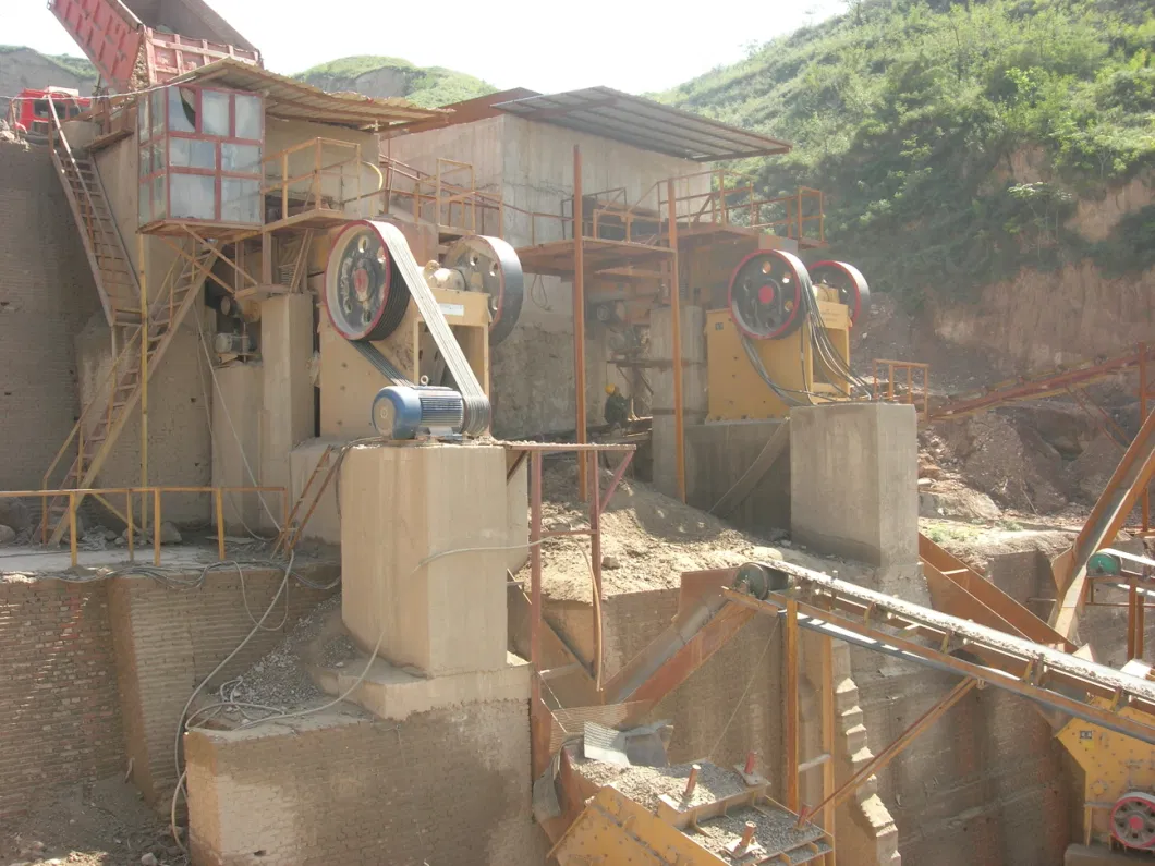 Pew860*1100 Rock Crushing Plant Basalt Rock Mobile Stone Jaw Crusher