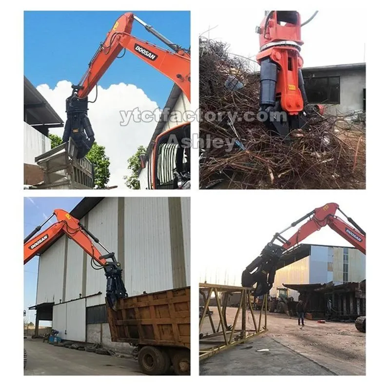 Ytct Demolition Pulverizer Hydraulic Shear Concrete Crusher for All Excavators