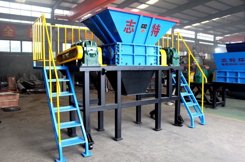 Animal Bones/All Kinds of Meat/Domestic Waste/Solid Waste Double Shaft Shredder Crusher